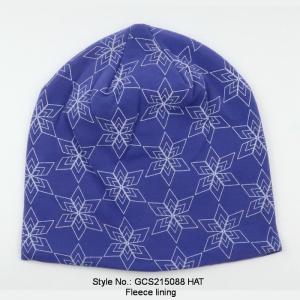 Snowflake printed running beanie   