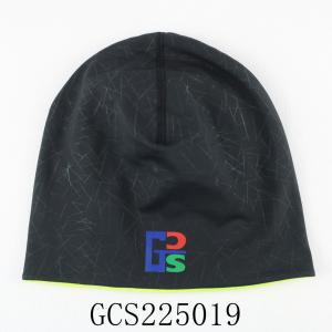 AOP-printed reversible beanie